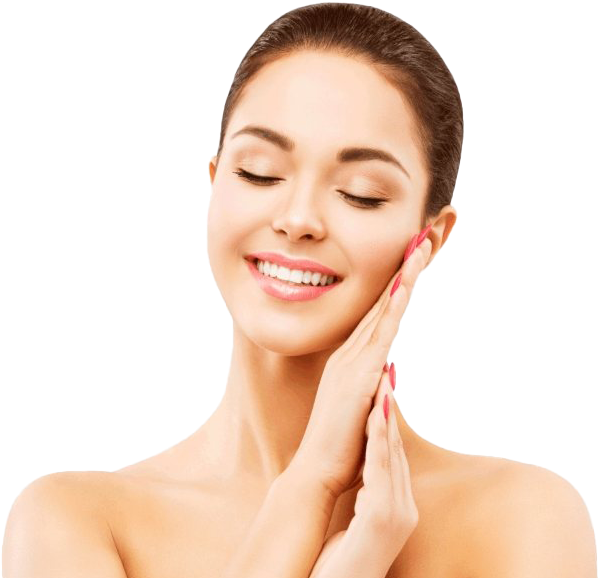 Smiling Woman Face Png Clipart - Face Skin Care Transparent Png (820x617), Png Download