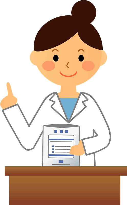 Pharmacist Woman Clipart - Transparent Pharmacist Clipart - Png Download (497x800), Png Download