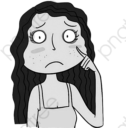 Sad Woman Png Clipart (600x600), Png Download