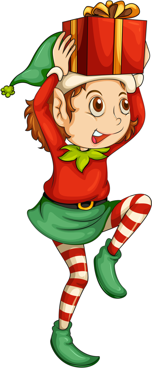 Christmas Elf Png Clipart (689x1280), Png Download