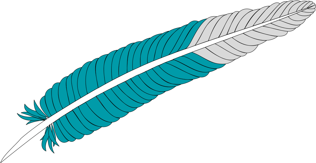 Feather Clipart Free Clipart Images - Indian Feather Clip Art - Png Download (900x465), Png Download