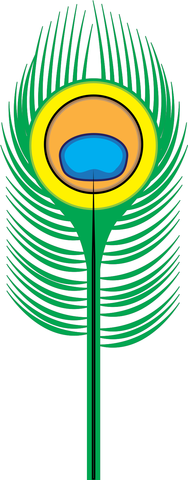 Clip Art Peacock Feathers - Png Download (1600x1600), Png Download