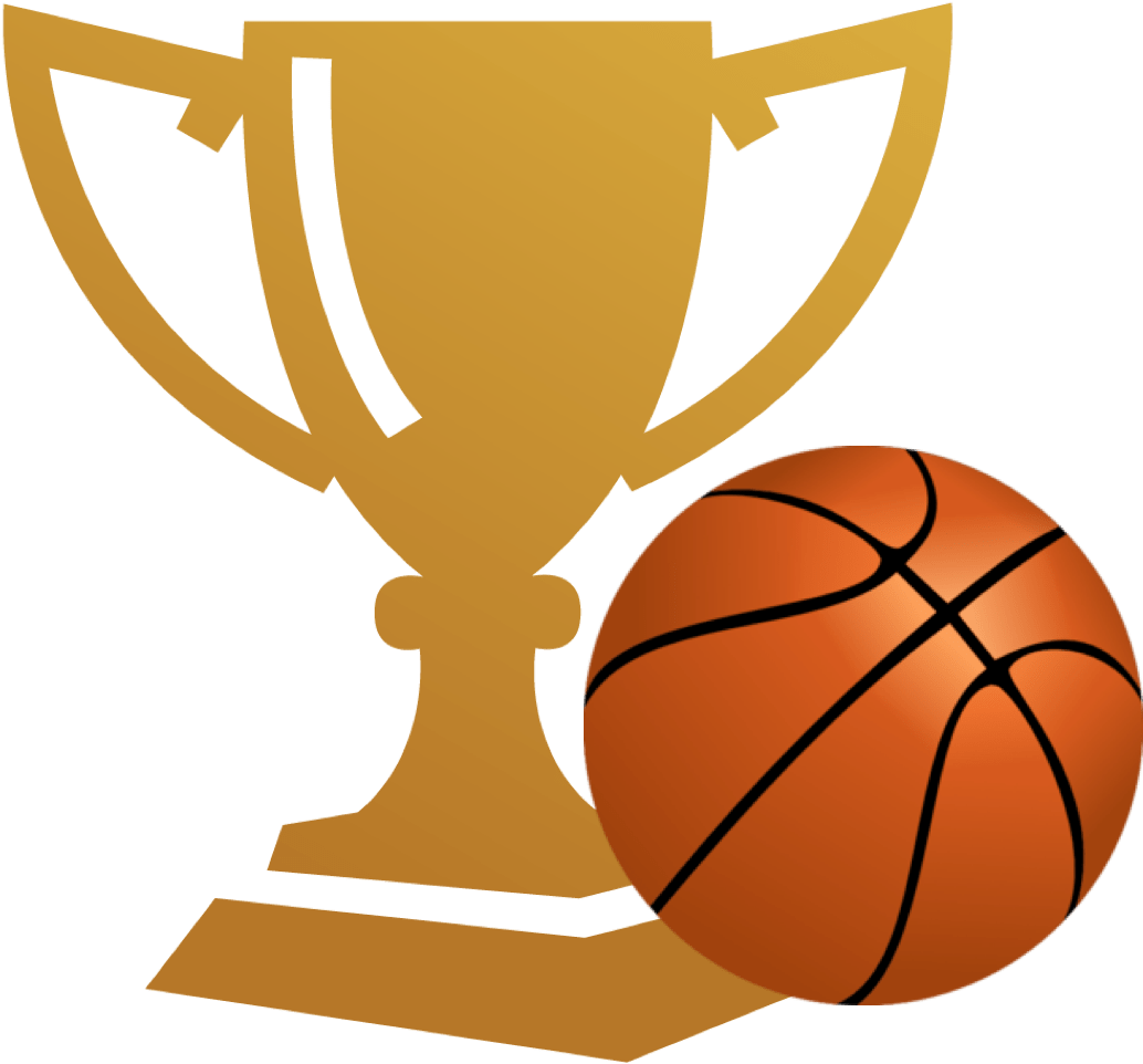 Basketball Trophy Clipart , Png Download - Basketball Clip Art Transparent Png (1034x962), Png Download
