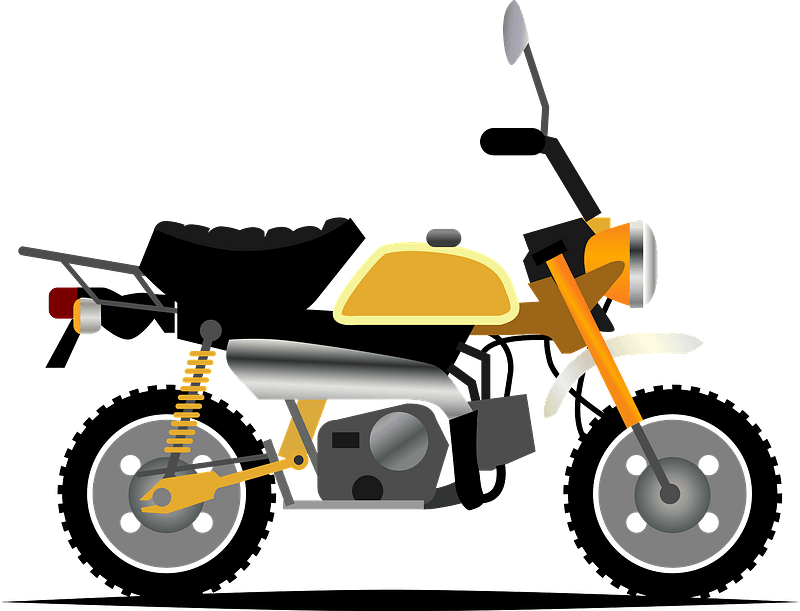 Honda Z Series Minibike Clipart - Png Download (800x611), Png Download