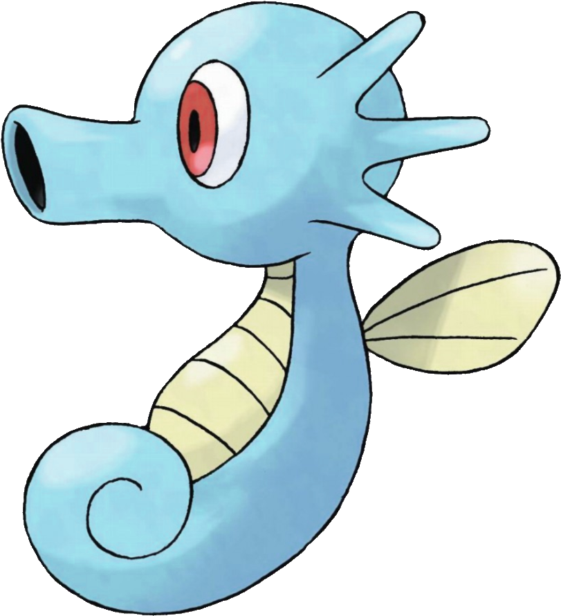 Pokemon Clipart Water Clipart - Horsea Pokemon - Png Download (889x889), Png Download