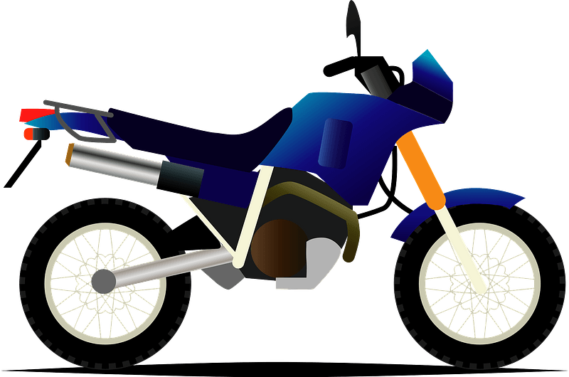 Honda Nx250 Ax 1 Clipart - Motorcycle - Png Download (800x530), Png Download