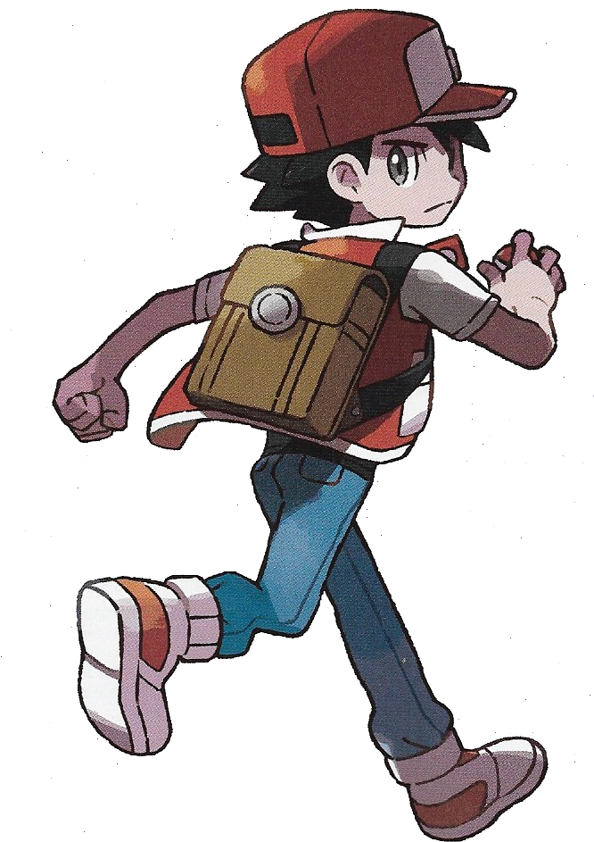 Pokemon Trainer Red Let's Go Clipart (683x959), Png Download