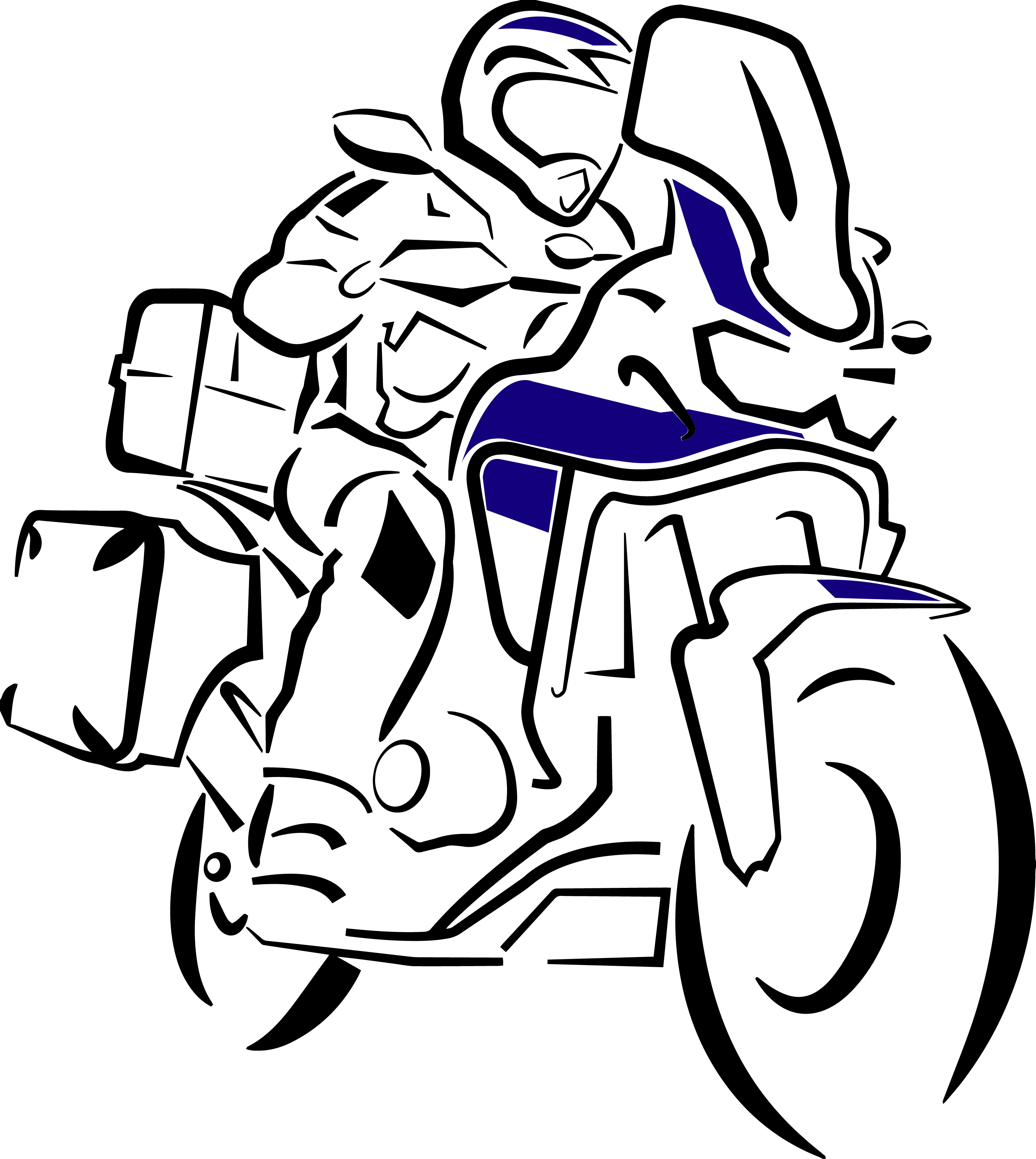 Transparent Goldwing Motorcycle Clipart - Png Download (3071x3437), Png Download