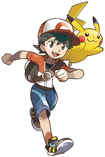 Pokemon Trainer Lets Go Clipart (558x567), Png Download
