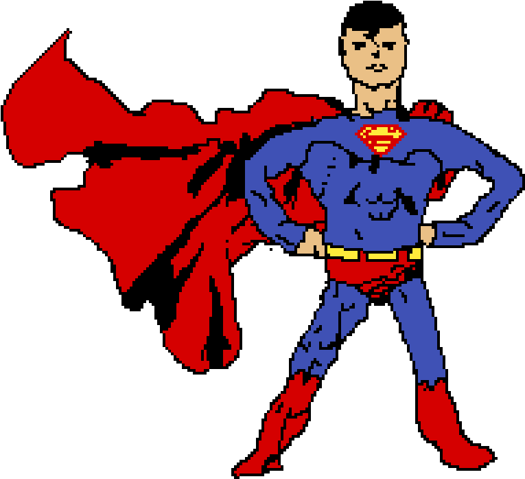 Superman Clip Art - Cartoon - Png Download (1200x1000), Png Download