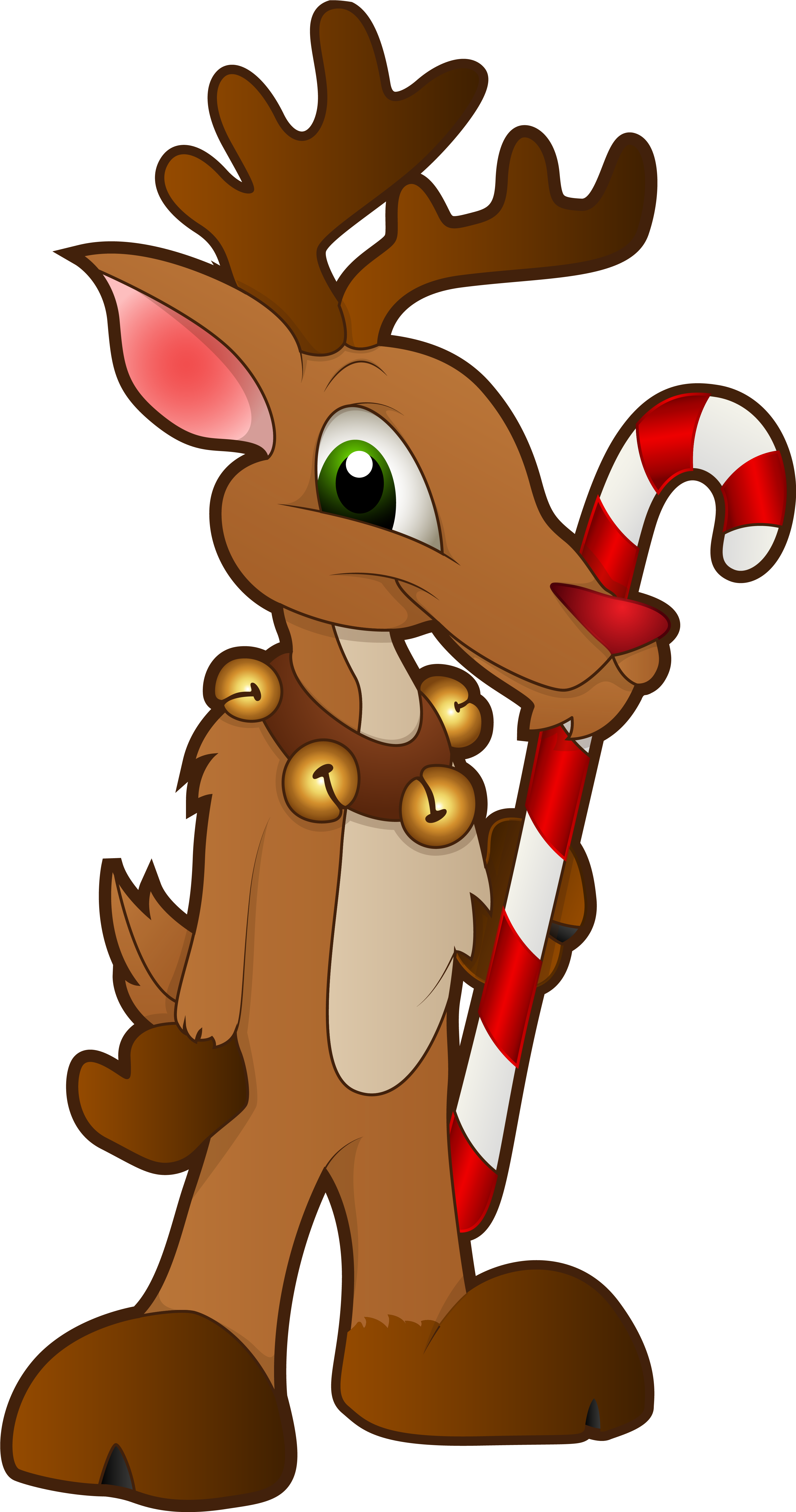 Christmas Reindeer Png - Christmas Reindeer Reindeer Png Clipart (3246x6158), Png Download
