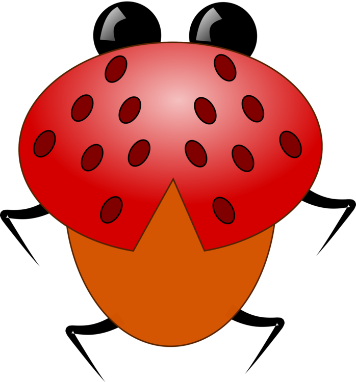 Ladybird Beetle Clipart (698x750), Png Download