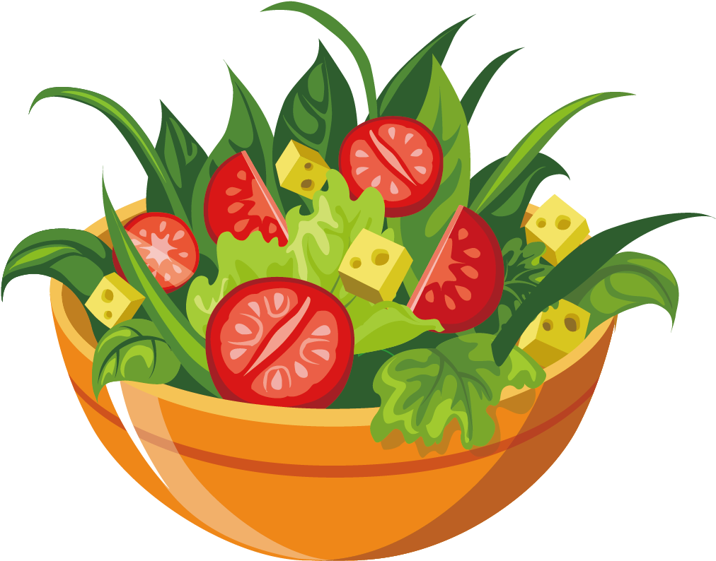 Download Fruit Salad Vegetable Clip Art Png Salad Vector Free