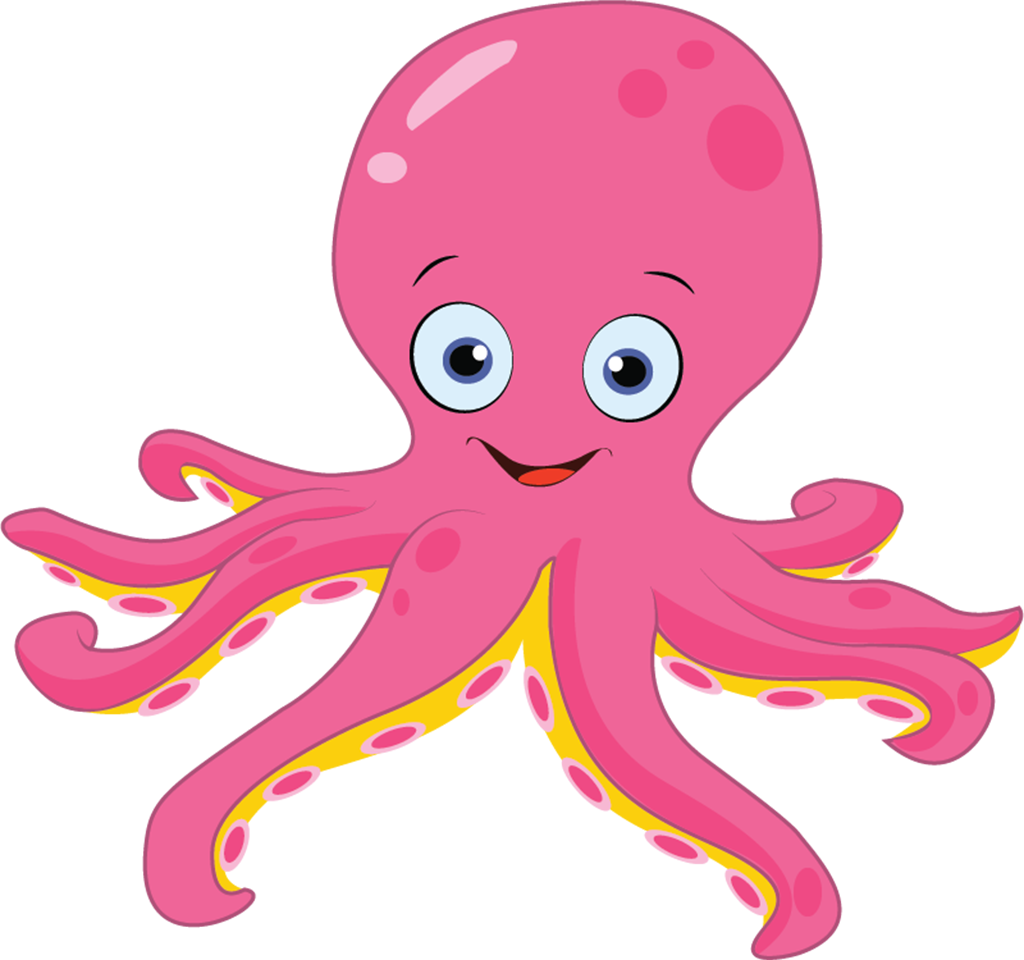 Octopus Clipart - Png Download (1024x960), Png Download