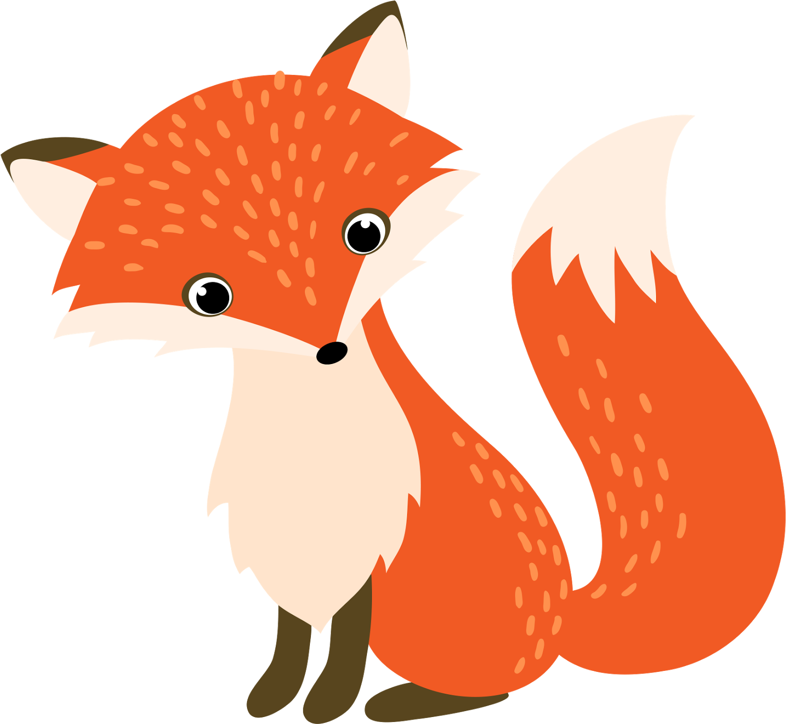 Art Illustration Png - Cute Cartoon Forest Animals Clipart (1600x1478), Png Download
