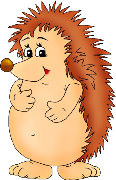Fox Clipart Hedgehog - Hedgehog Clipart - Png Download (600x600), Png Download