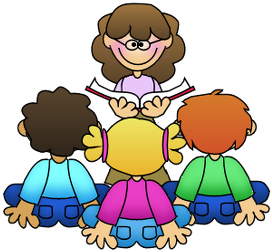 Family Reading And Pajama Night - Morning Meeting Clipart (931x862), Png Download