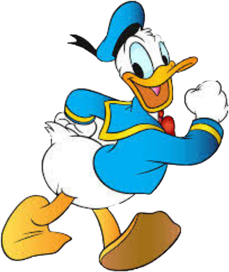 #donald #duck #donaldduck #mickeymouse #mickeymouseclubhouse - Donald Duck Clipart (742x883), Png Download