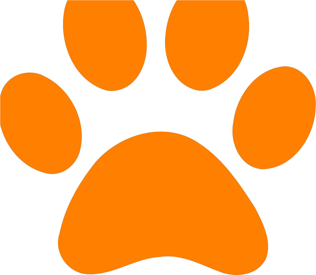 Green Paw Print Png Icons - Transparent Green Paw Print Clipart (600x600), Png Download
