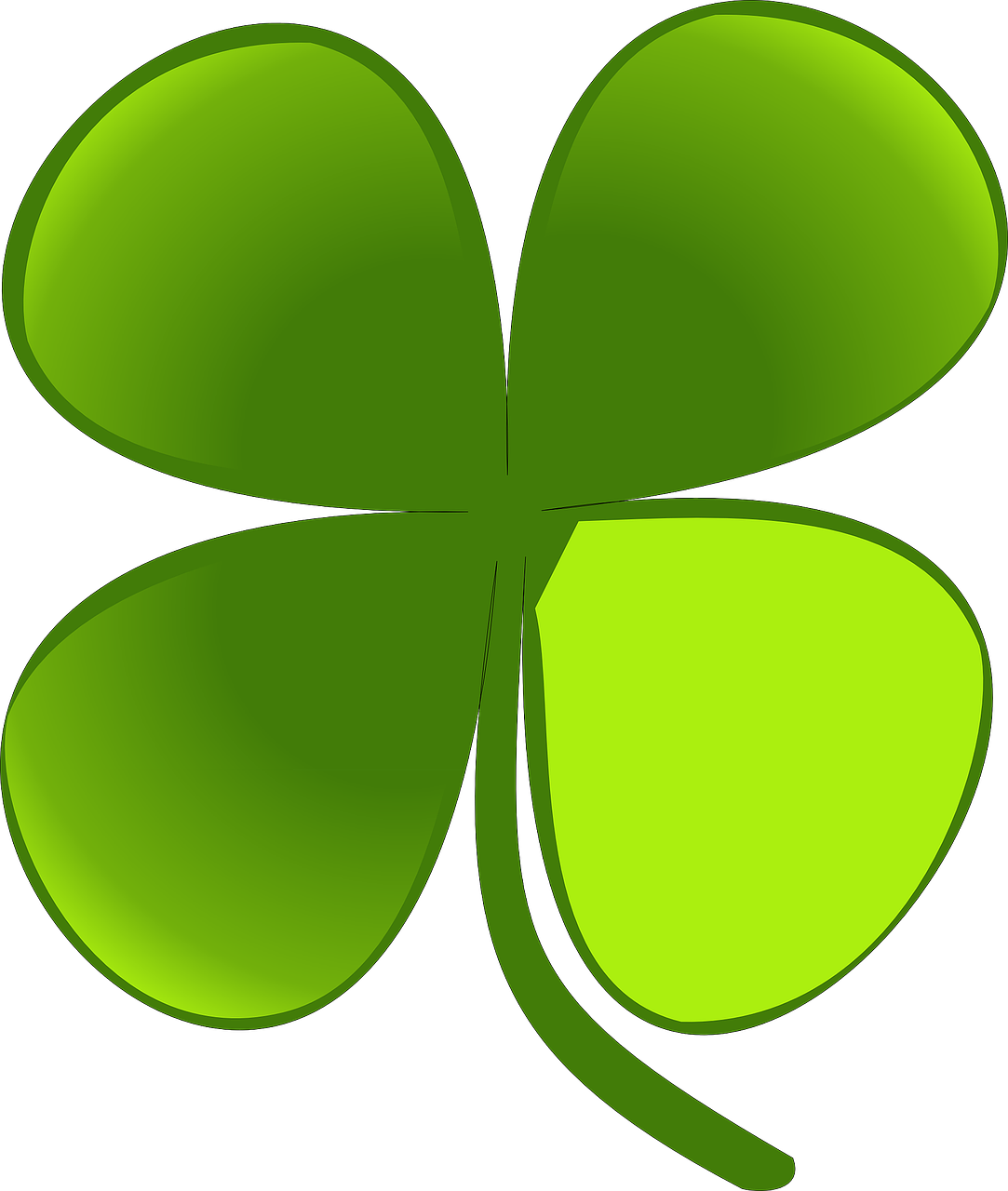 Shamrock Clipart - Png Download (1083x1280), Png Download