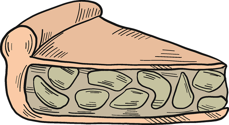 Piece Of Apple Pie Clipart - Png Download (800x438), Png Download