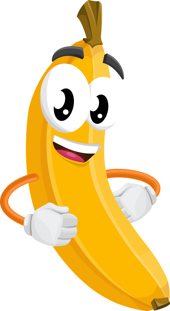 Funny Banana Clipart - Png Download (699x1280), Png Download