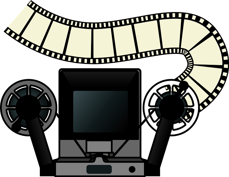Film Editing Machine Clipart - Movie Editing Clip Art - Png Download (800x617), Png Download