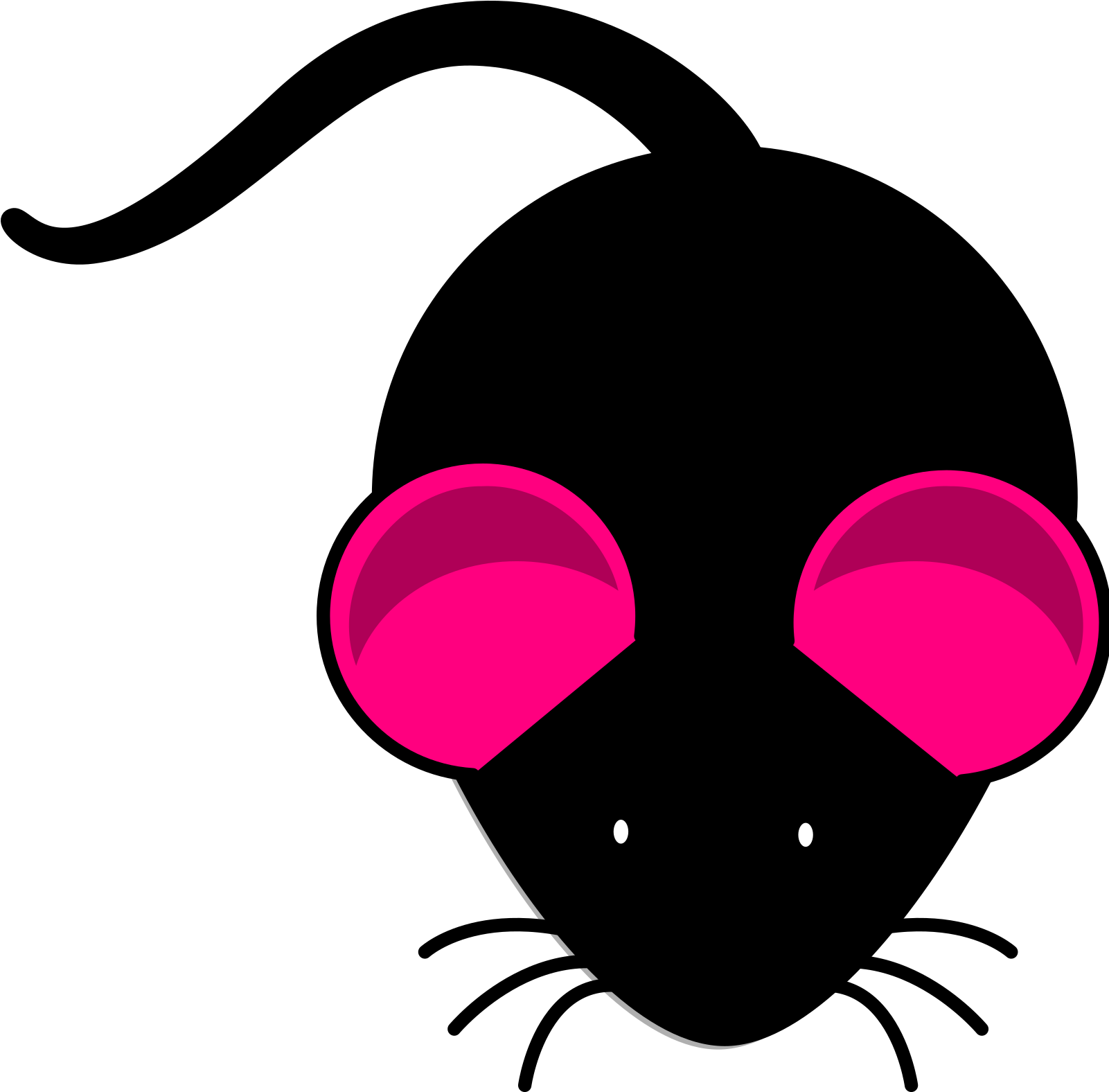 Black Mouse Clipart - Png Download (600x590), Png Download