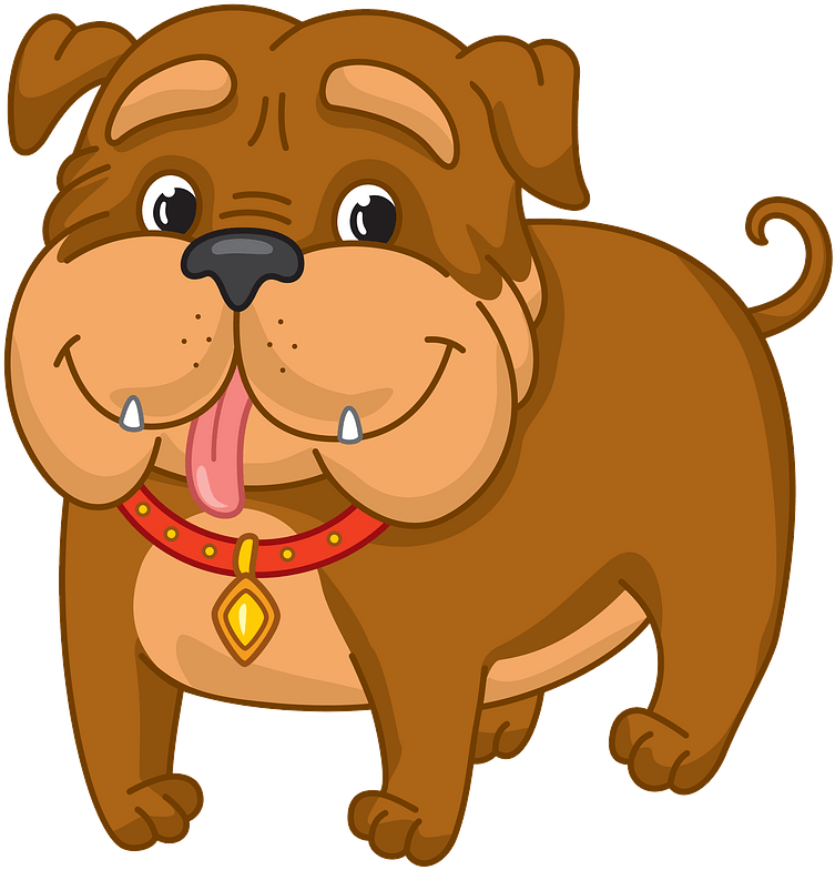 Bulldog Clipart - Toy Bulldog - Png Download (769x800), Png Download