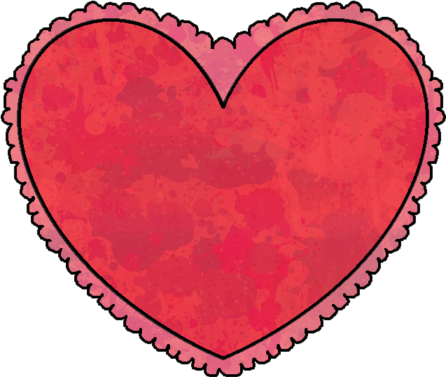 Heart Clipart (655x566), Png Download