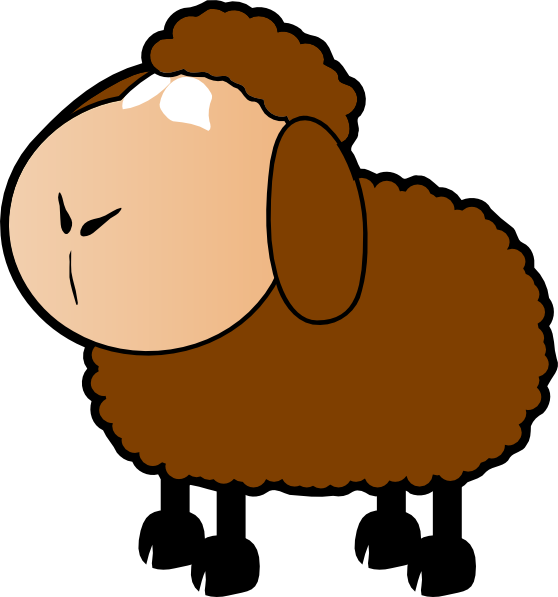 Sheep Clip Art - Png Download (558x597), Png Download