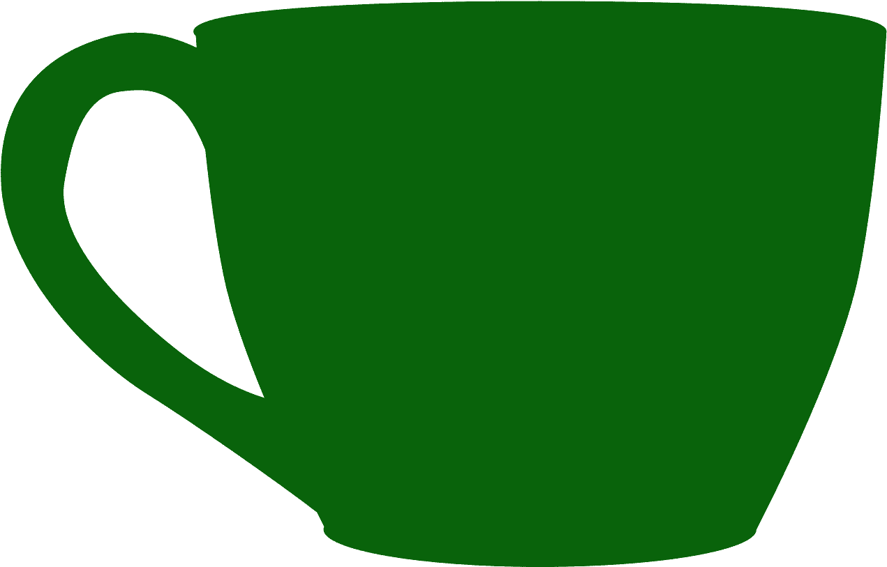 Coffee Cup Clipart Silhouette - Mug Silhouette - Png Download (1280x838), Png Download