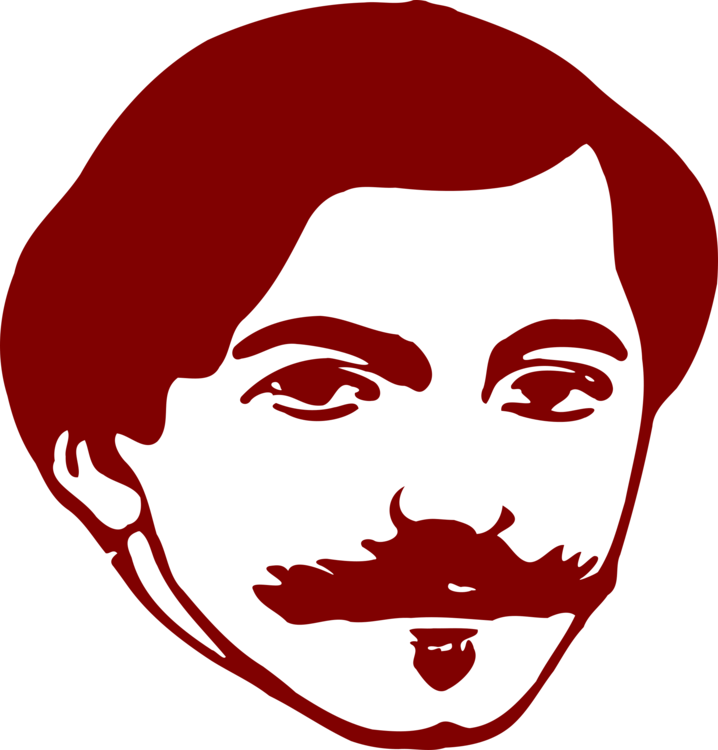 Computer Icons Man Face Silhouette Moustache - London Underground Clipart (718x750), Png Download