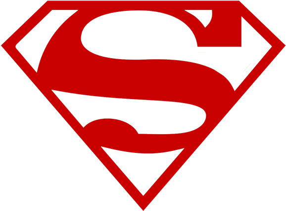 Supergirl Logo Shape Clip Art Png - Superman Logo Png Transparent Png (640x481), Png Download