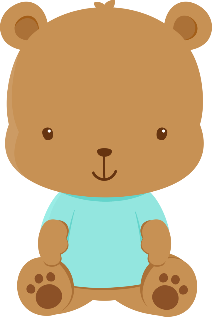 Shared Ver Todas - Baby Shower Baby Bear Png Clipart (722x1080), Png Download