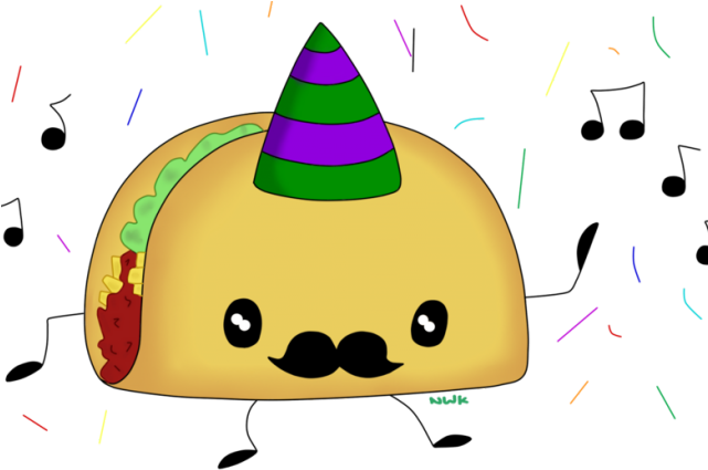 Taco Baby Transparent & Png Clipart Free Download - Taco Clip Art (640x480), Png Download