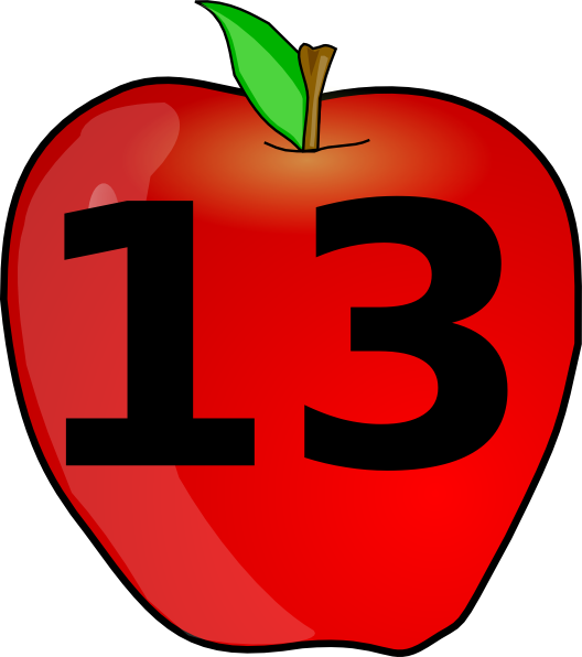 Transparent Apples Clipart - Clip Art Numbers 20 - Png Download (528x596), Png Download
