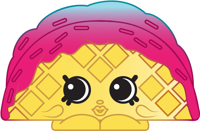 Taco Clipart Shopkins - Ice Cream Taco Shopkins - Png Download (834x834), Png Download