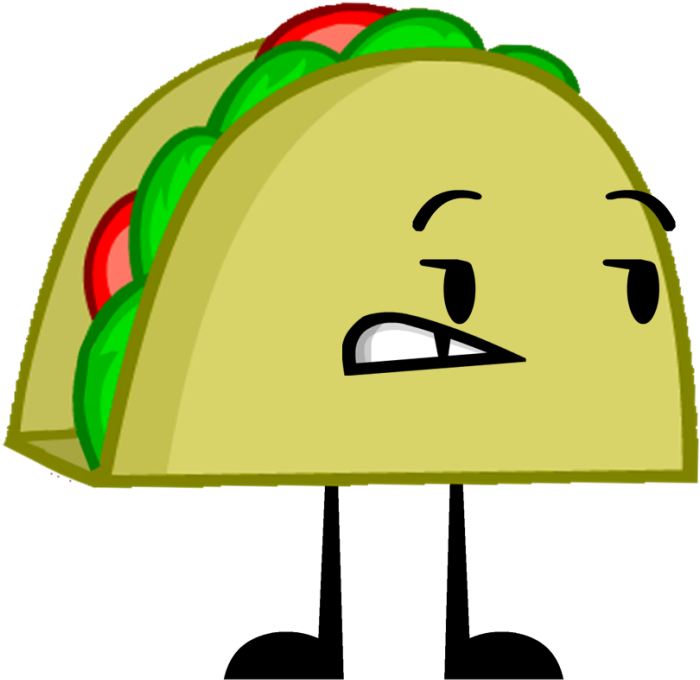Pin Taco Clipart Png - Object Multiverse Taco Transparent Png (700x680), Png Download