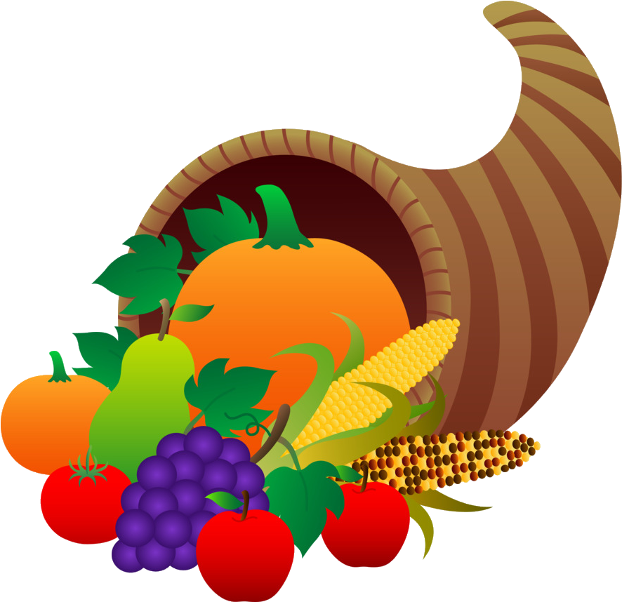 Free Content Thanksgiving Clip - Cornucopia Clip Art - Png Download (900x860), Png Download