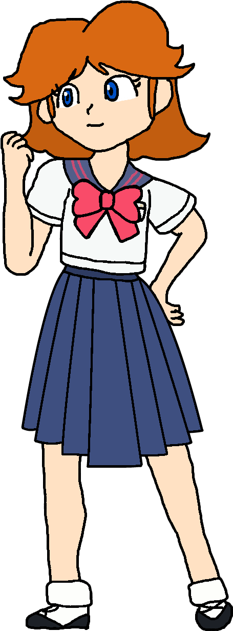 Uniform Clipart Secondary School - Girl In School Uniform High School Clipart - Png Download (1002x1422), Png Download
