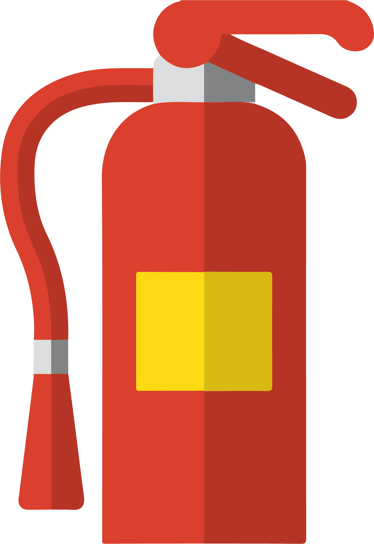 Extinguisher Fire Uniform Transparent & Png Clipart - Transparent Fire Extinguisher Clipart (1433x2085), Png Download
