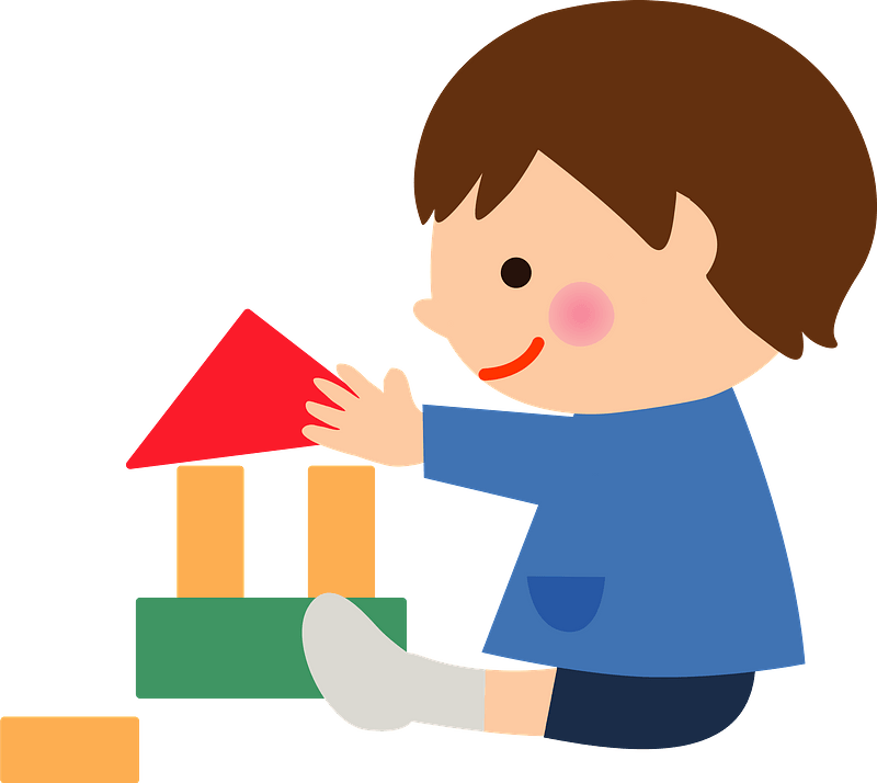 Kindergartener Child Boy Clipart - Toddler Play Cartoon Png Transparent Png (800x714), Png Download