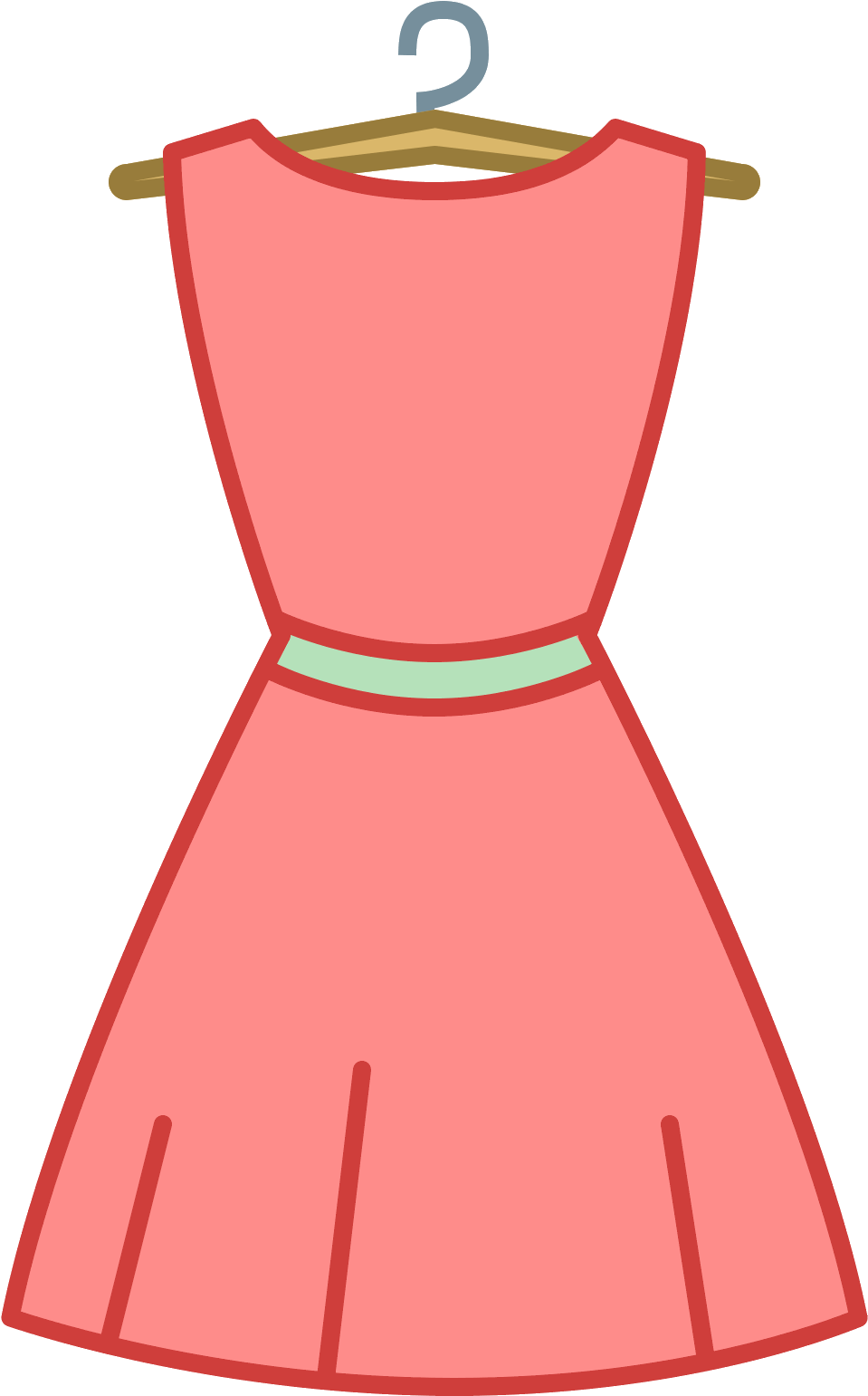 Computer Icons Clothing Transprent - Dress Clipart - Png Download (1600x1600), Png Download