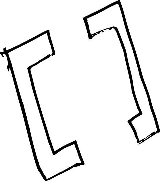 Square Bracket Png - Square Bracket Drawing Clipart (522x593), Png Download