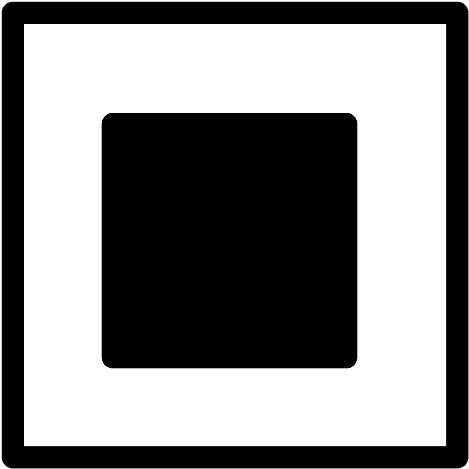 White Square Button Emoji Clipart - Display Device - Png Download (800x800), Png Download