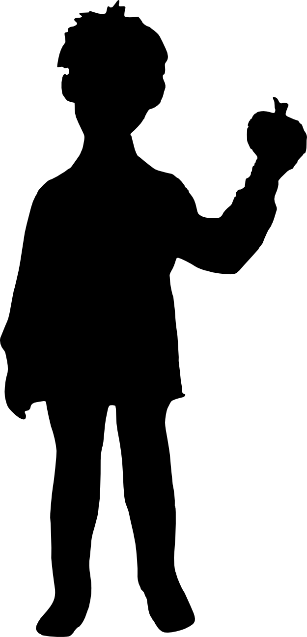 3 Boys Silhouette Clipart Picture Download 8 Boy Silhouette - Boy Silhouette Transparent Background - Png Download (625x1296), Png Download