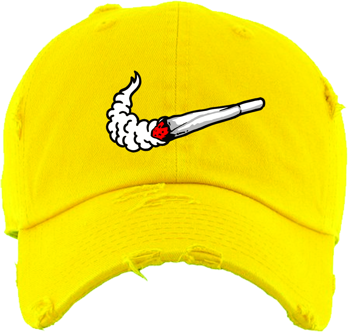 Pg Dad Hat Swoosh Yellow Dad Hat - Baseball Cap Clipart (1132x1081), Png Download
