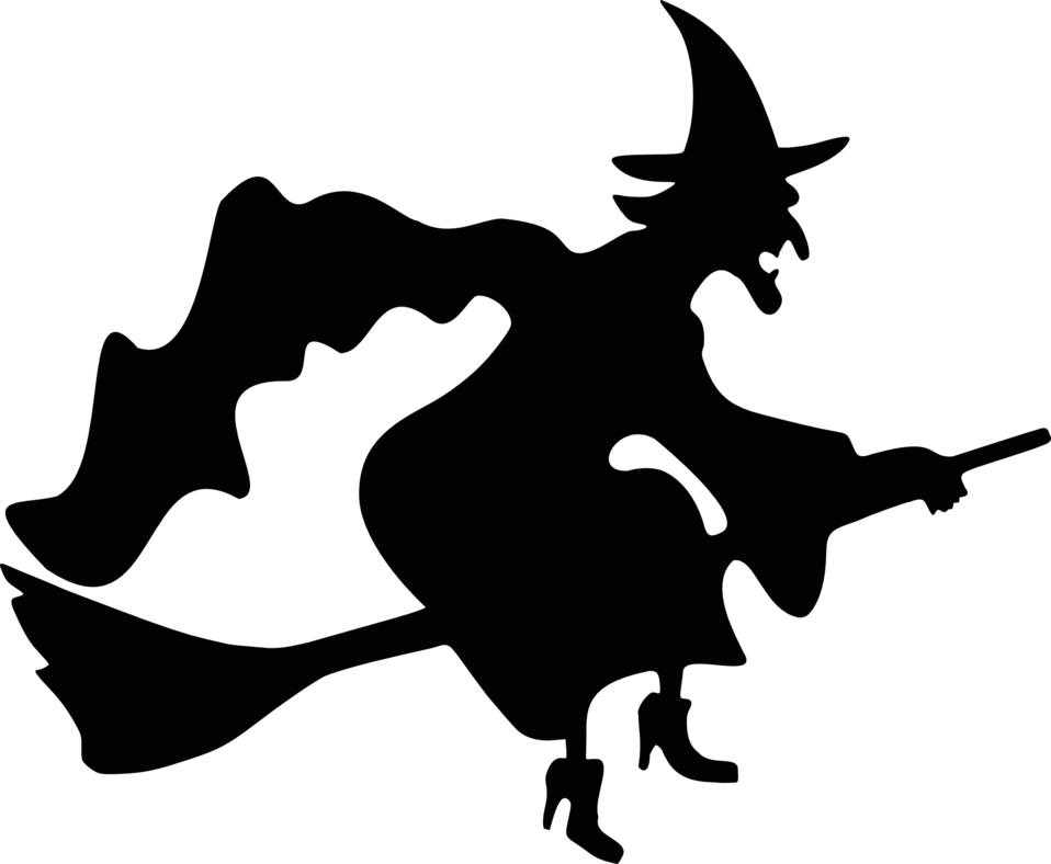 Free Transparent Witch Cliparts, Download Free Clip - Witch Clipart Transparent Background - Png Download (958x788), Png Download