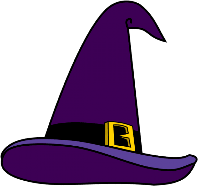 Witch Hat Clip Art Cliparts Co - Wizard Hat Clip Art - Png Download (806x760), Png Download